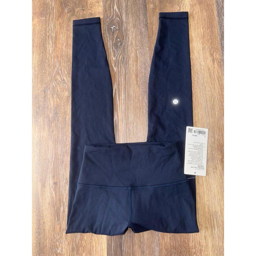 Lululemon Wunder Train High Rise 28” True Navy Size 4 NWT